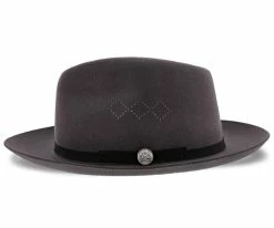 Brand new ๐ฅฐ Dee Cee - Stetson Wool Felt Fedora Hat Men ๐ฏ 31 Dee Cee - Stetson Wool Felt Fedora Hat Men