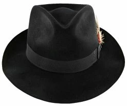 Men Downs - Stetson Fur Felt Fedora Hat - TFDWNS
