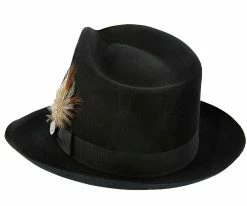 Men Downs - Stetson Fur Felt Fedora Hat - TFDWNS