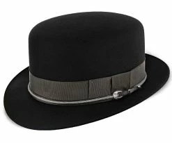 Dublin - Stetson Wool Felt Open Crown Fedora Hat Men