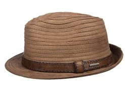 Coupon โญ Easy-Going - Stetson STW192 Taupe Braid Faux Suede Fedora Hat Men ๐ 6 Easy-Going - Stetson STW192 Taupe Braid Faux Suede Fedora Hat Men