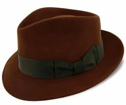 Men Grayson - Stetson Felt Fedora Hat - TWGRAY