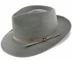 Stratoliner - Stetson Milan Straw Fedora Hat - TSSTROB Men