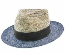 Men Laid Back - Stetson MIlan Straw Trilby Hat - TSLDBK