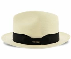 Haberdash - Stetson Shantung Straw Fedora Hat - TSHBRD