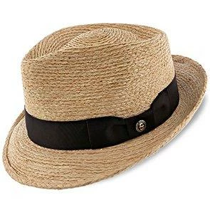 Outlet โ Men 42nd Street - Stetson Straw Fedora Hat - TS42ND ๐ 1 Men 42nd Street - Stetson Straw Fedora Hat - TS42ND