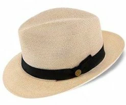 Tate - Stetson Hemp Braid Straw Fedora Hat - TSTATE Men