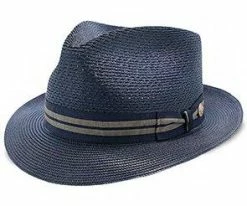 Men Nantucket - Stetson Milan Straw Fedora Hat