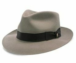 Bogie - Stetson Fur Felt Fedora Hat Men