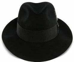 Men Pinnacle - Stetson Fur Felt Fedora Hat
