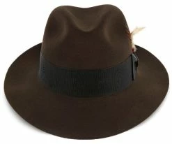 Men Pinnacle - Stetson Fur Felt Fedora Hat