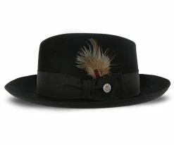 Men Pinnacle - Stetson Fur Felt Fedora Hat