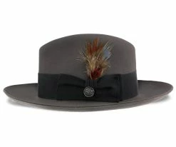Men Pinnacle - Stetson Fur Felt Fedora Hat