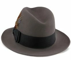 Men Pinnacle - Stetson Fur Felt Fedora Hat