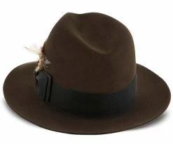 Men Pinnacle - Stetson Fur Felt Fedora Hat