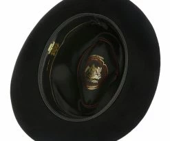 Men Pinnacle - Stetson Fur Felt Fedora Hat