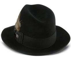 Men Pinnacle - Stetson Fur Felt Fedora Hat