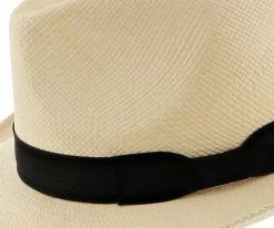 Men Retro Panama - Stetson Genuine Panama Fedora Hat - TSRTRO