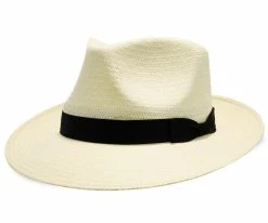 Men Reward - Stetson Genuine Panama Straw Fedora Hat - TSREWD