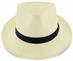 Men Reward - Stetson Genuine Panama Straw Fedora Hat - TSREWD