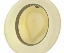 Men Reward - Stetson Genuine Panama Straw Fedora Hat - TSREWD