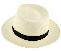 Men Reward - Stetson Genuine Panama Straw Fedora Hat - TSREWD