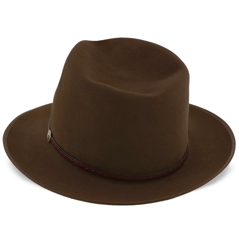 Best Pirce ๐งจ Men Roadster - Stetson Walnut Fur Felt Fedora Hat - TFRDTRB ๐ 5 Men Roadster - Stetson Walnut Fur Felt Fedora Hat - TFRDTRB