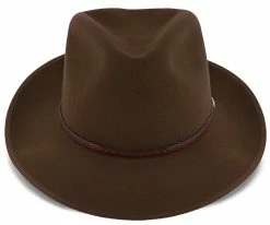 Best Pirce ๐งจ Men Roadster - Stetson Walnut Fur Felt Fedora Hat - TFRDTRB ๐ 10 Men Roadster - Stetson Walnut Fur Felt Fedora Hat - TFRDTRB
