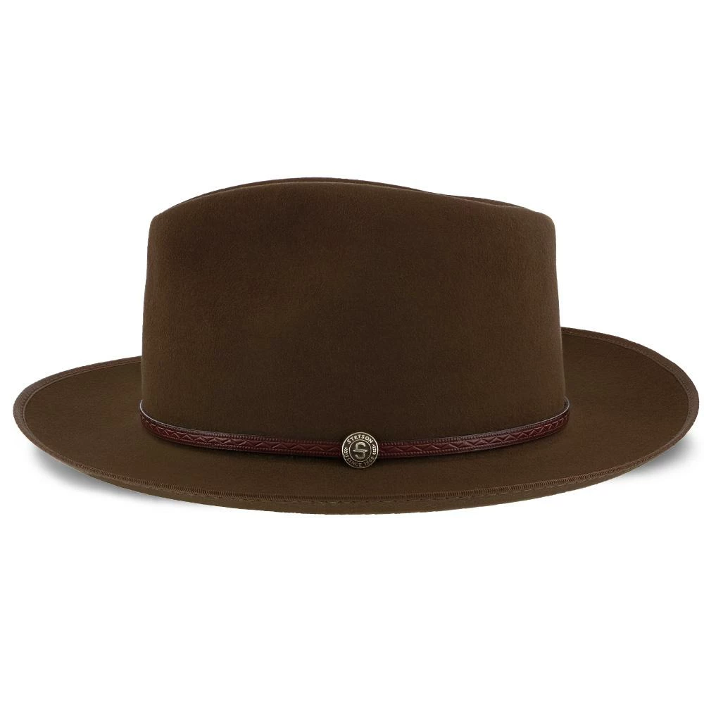 Best Pirce ๐งจ Men Roadster - Stetson Walnut Fur Felt Fedora Hat - TFRDTRB ๐ 4 Men Roadster - Stetson Walnut Fur Felt Fedora Hat - TFRDTRB