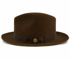 Runabout - Stetson Fur Felt Packable Fedora Hat - TFFRUN