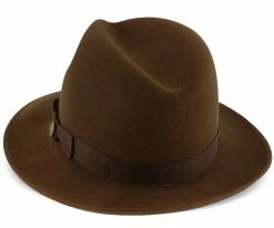 Runabout - Stetson Fur Felt Packable Fedora Hat - TFFRUN