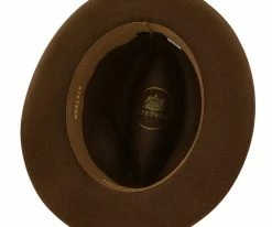 Runabout - Stetson Fur Felt Packable Fedora Hat - TFFRUN