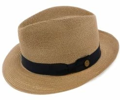 Tate - Stetson Hemp Braid Straw Fedora Hat - TSTATE Men