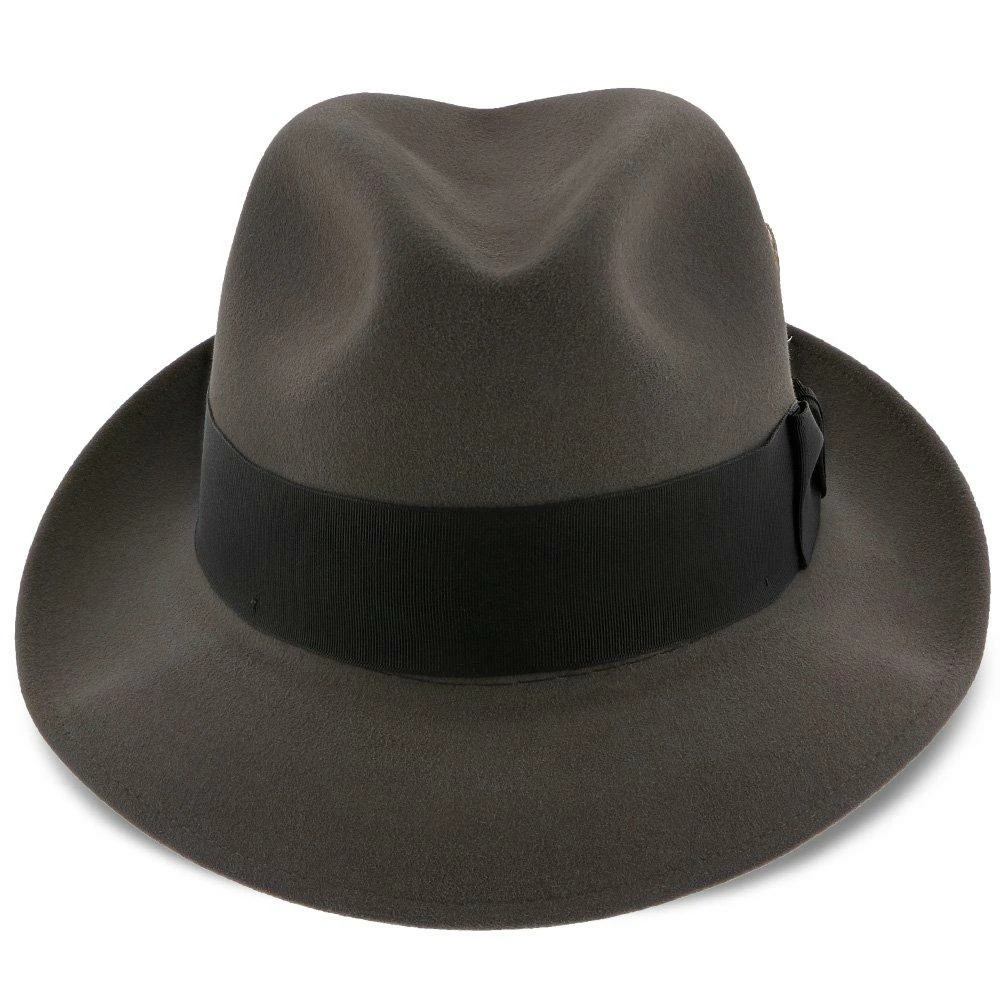 Budget ✨ Men Saxon - Stetson Fur Felt Fedora Hat - TFSAXN ✔️ 6 Men Saxon - Stetson Fur Felt Fedora Hat - TFSAXN