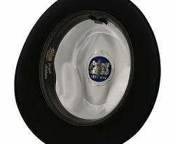 Budget ✨ Men Saxon - Stetson Fur Felt Fedora Hat - TFSAXN ✔️ 39 Men Saxon - Stetson Fur Felt Fedora Hat - TFSAXN