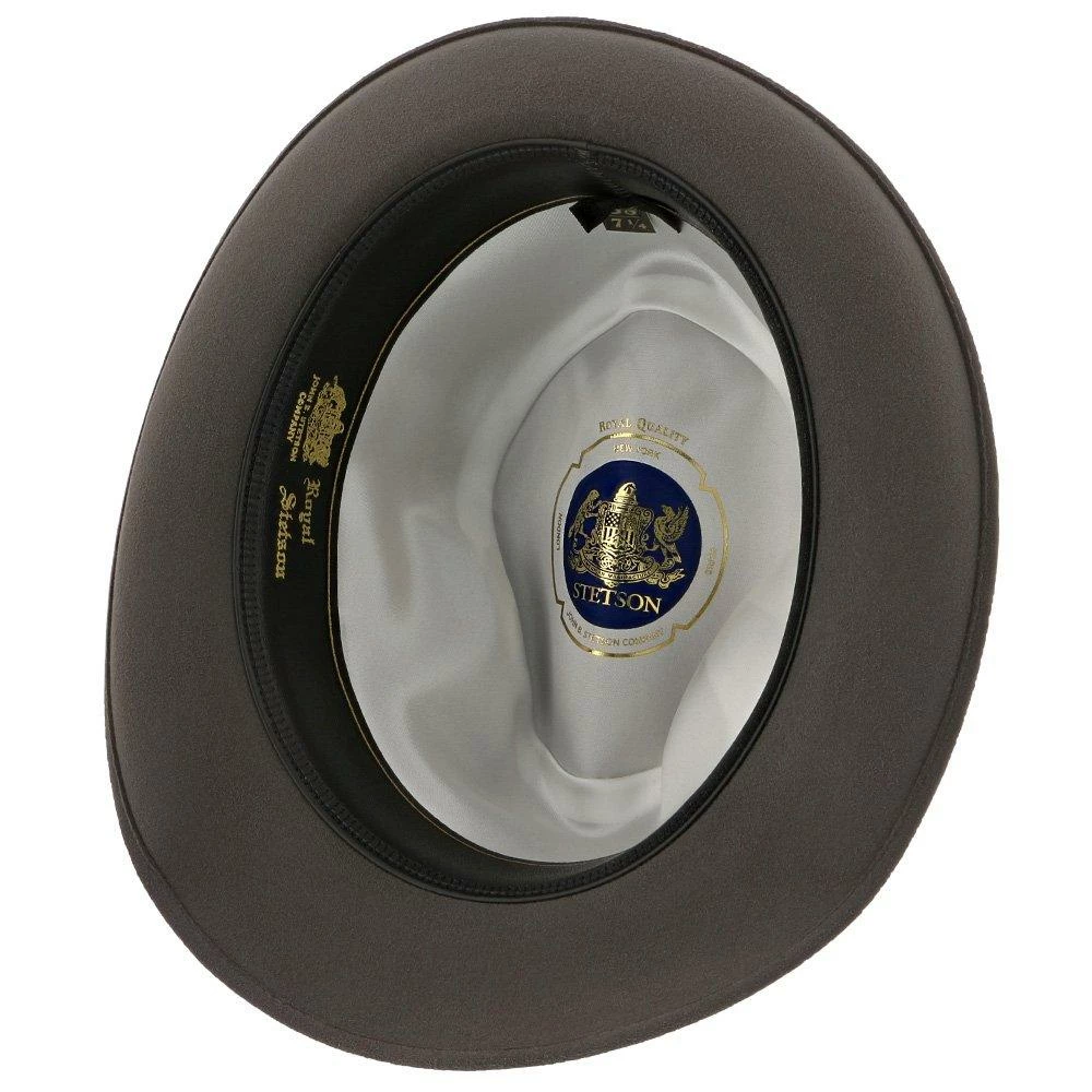 Budget ✨ Men Saxon - Stetson Fur Felt Fedora Hat - TFSAXN ✔️ 18 Men Saxon - Stetson Fur Felt Fedora Hat - TFSAXN