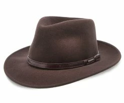 Best deal ๐ Stetson Cruiser Crushable Wool Felt Fedora Hat - TWCRUR Men ๐ 34 Stetson Cruiser Crushable Wool Felt Fedora Hat - TWCRUR Men