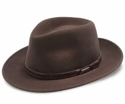 Best deal ๐ Stetson Cruiser Crushable Wool Felt Fedora Hat - TWCRUR Men ๐ 37 Stetson Cruiser Crushable Wool Felt Fedora Hat - TWCRUR Men