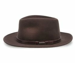 Best deal ๐ Stetson Cruiser Crushable Wool Felt Fedora Hat - TWCRUR Men ๐ 43 Stetson Cruiser Crushable Wool Felt Fedora Hat - TWCRUR Men