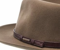 Best deal ๐ Stetson Cruiser Crushable Wool Felt Fedora Hat - TWCRUR Men ๐ 48 Stetson Cruiser Crushable Wool Felt Fedora Hat - TWCRUR Men