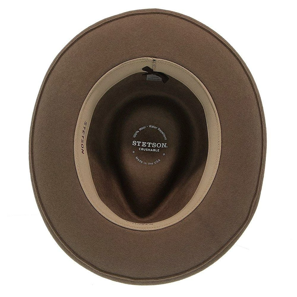 Best deal ๐ Stetson Cruiser Crushable Wool Felt Fedora Hat - TWCRUR Men ๐ 24 Stetson Cruiser Crushable Wool Felt Fedora Hat - TWCRUR Men