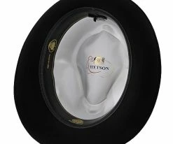 Men Stetson Frederick Wool Felt Fedora Hat - TWFRDK