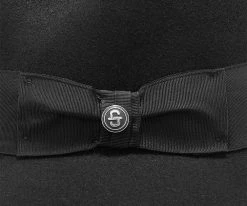 Men Stetson Frederick Wool Felt Fedora Hat - TWFRDK