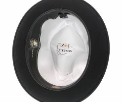 Men Stetson Frederick Wool Felt Fedora Hat - TWFRDK