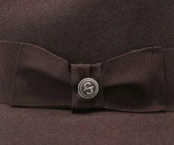 Men Stetson Frederick Wool Felt Fedora Hat - TWFRDK