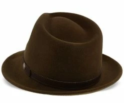 Stetson Prof Wool Felt Fedora Hat - TWPROF Men