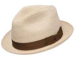 Tate - Stetson Hemp Braid Straw Fedora Hat - TSTATE Men