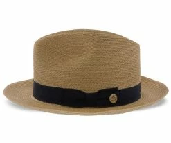 Tate - Stetson Hemp Braid Straw Fedora Hat - TSTATE Men