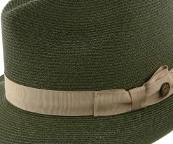 Tate - Stetson Hemp Braid Straw Fedora Hat - TSTATE Men