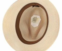 Tate - Stetson Hemp Braid Straw Fedora Hat - TSTATE Men